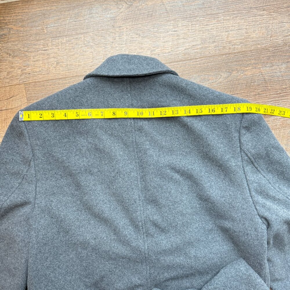 Lands’ End Men’s Wool Over Coat Sz 40 Tall - Picture 13 of 13